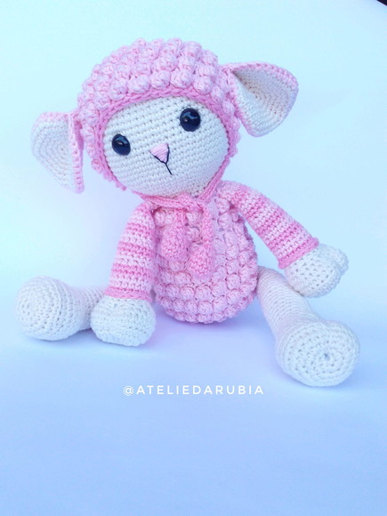 Ovelhinha Amigurumi de crochê - Imagem 2
