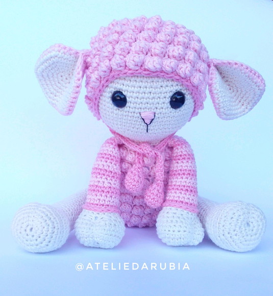 Ovelhinha Amigurumi de crochê