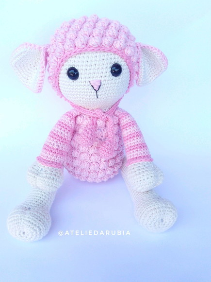 Ovelhinha Amigurumi de crochê - Imagem 3