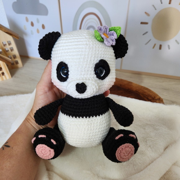 Panda Amigurumi Crochê - Imagem 5