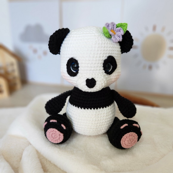 Panda Amigurumi Crochê - Imagem 3