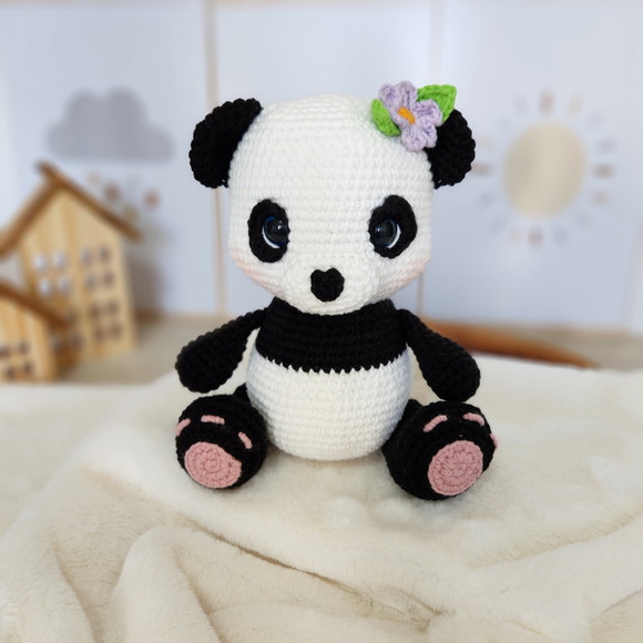 Panda Amigurumi Crochê - Imagem 4