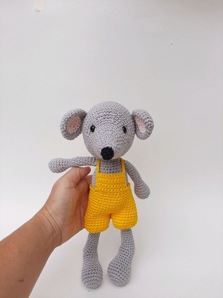 Ratinho Amigurumi de crochê - Imagem 3