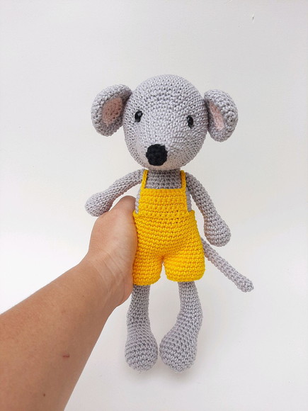 Ratinho Amigurumi de crochê - Imagem 4