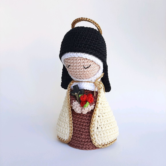 Santa Terezinha Crochê Amigurumi - Imagem 3