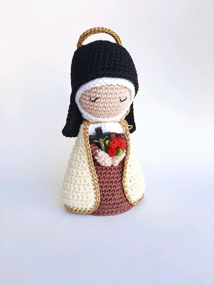 Santa Terezinha Crochê Amigurumi - Imagem 4