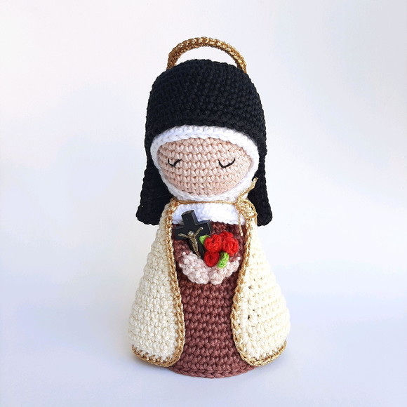 Santa Terezinha Crochê Amigurumi - Imagem 2