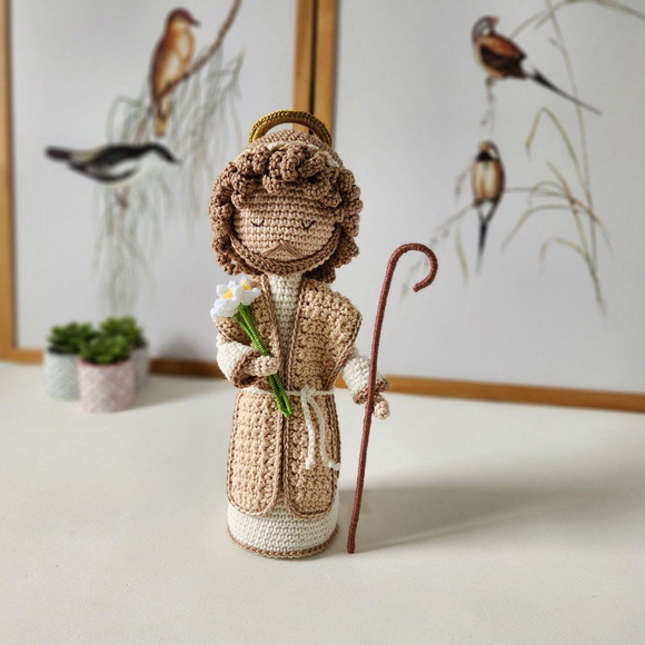 São José Amigurumi Crochê - Imagem 3