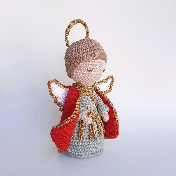 São Miguel Arcanjo Crochê Amigurumi - Imagem 3