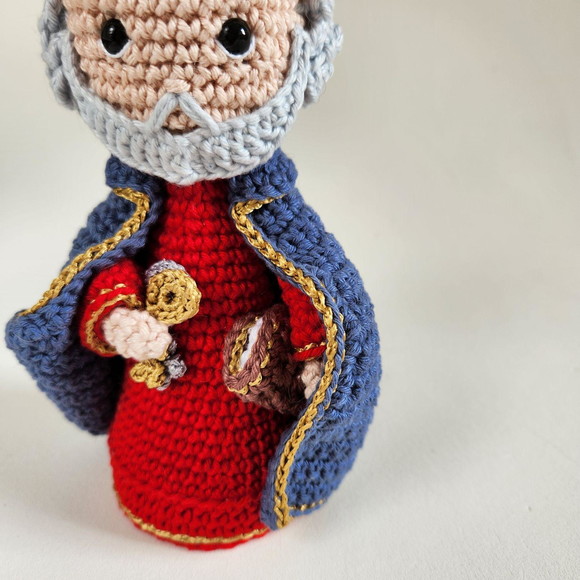 São Pedro Crochê Amigurumi - Imagem 4