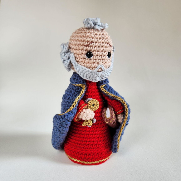 São Pedro Crochê Amigurumi - Imagem 2