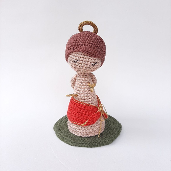 São Sebastião Crochê Amigurumi - Imagem 3