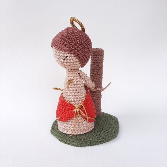 São Sebastião Crochê Amigurumi - Imagem 4