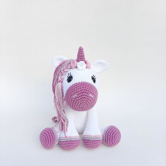 Unicórnio de Crochê Amigurumi - Imagem 5