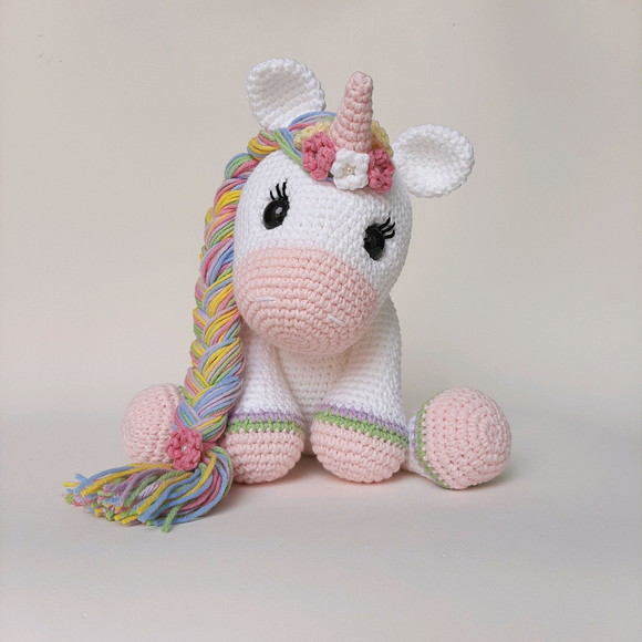 Unicórnio de Crochê Amigurumi - Imagem 4