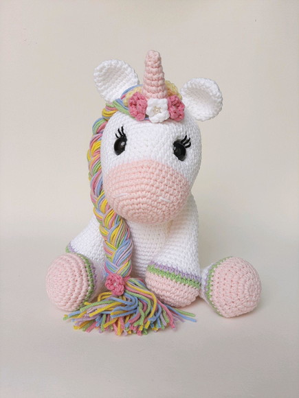 Unicórnio de Crochê Amigurumi - Imagem 5