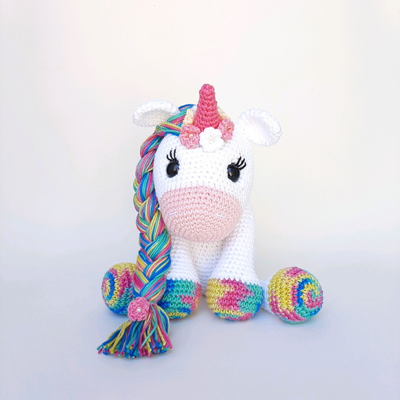 Unicórnio de Crochê Amigurumi