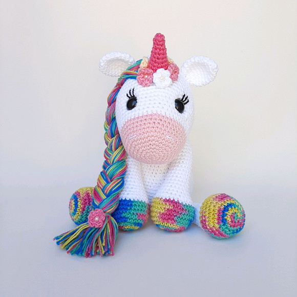 Unicórnio de Crochê Amigurumi - Imagem 3