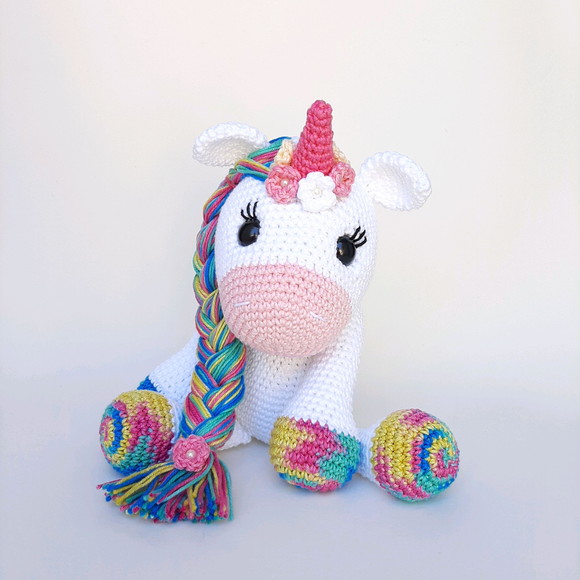 Unicórnio de Crochê Amigurumi - Imagem 4