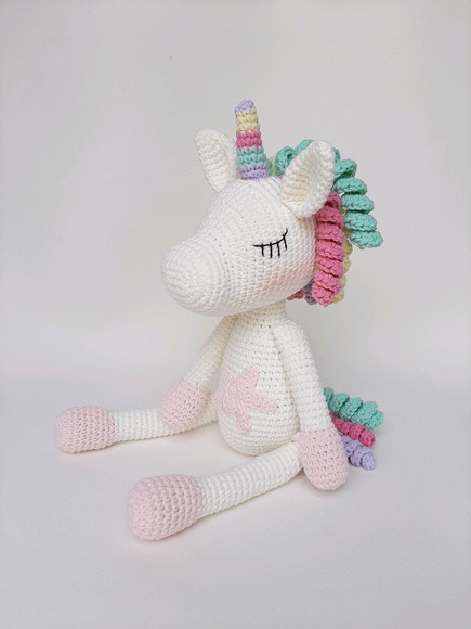 Unicórnio de Crochê Amigurumi