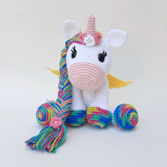 Unicórnio de Crochê Amigurumi - Imagem 5