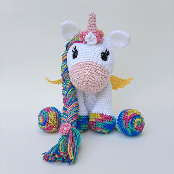 Unicórnio de Crochê Amigurumi