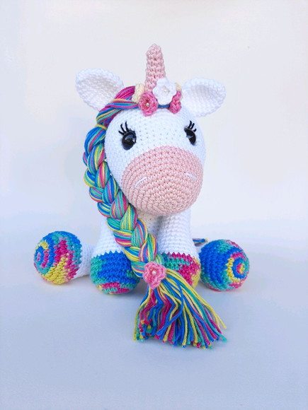 Unicórnio de Crochê Amigurumi - Imagem 3