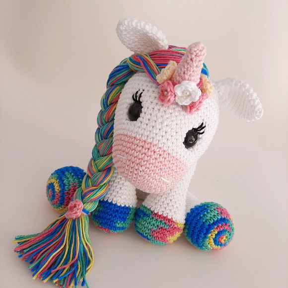 Unicórnio de Crochê Amigurumi