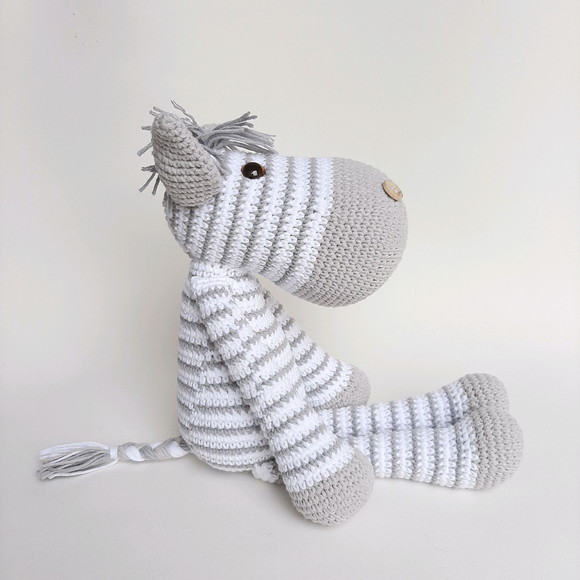Zebra de Crochê Amigurumi - Imagem 2