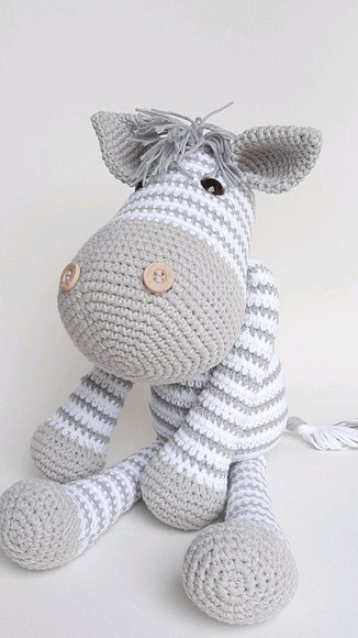 Zebra de Crochê Amigurumi - Imagem 3
