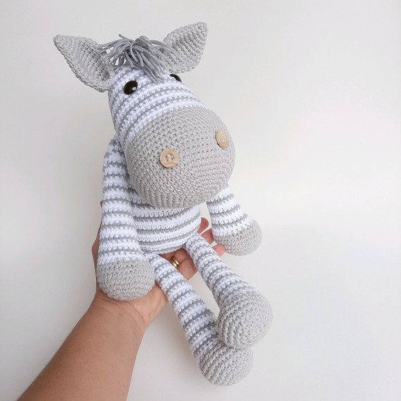 Zebra de Crochê Amigurumi - Imagem 5