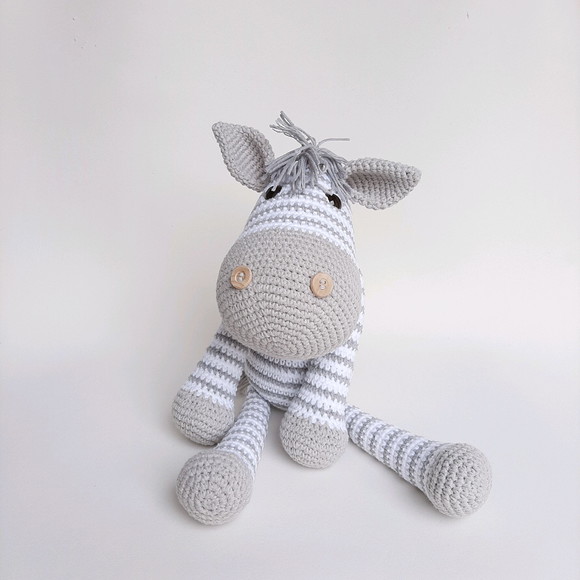 Zebra de Crochê Amigurumi - Imagem 4