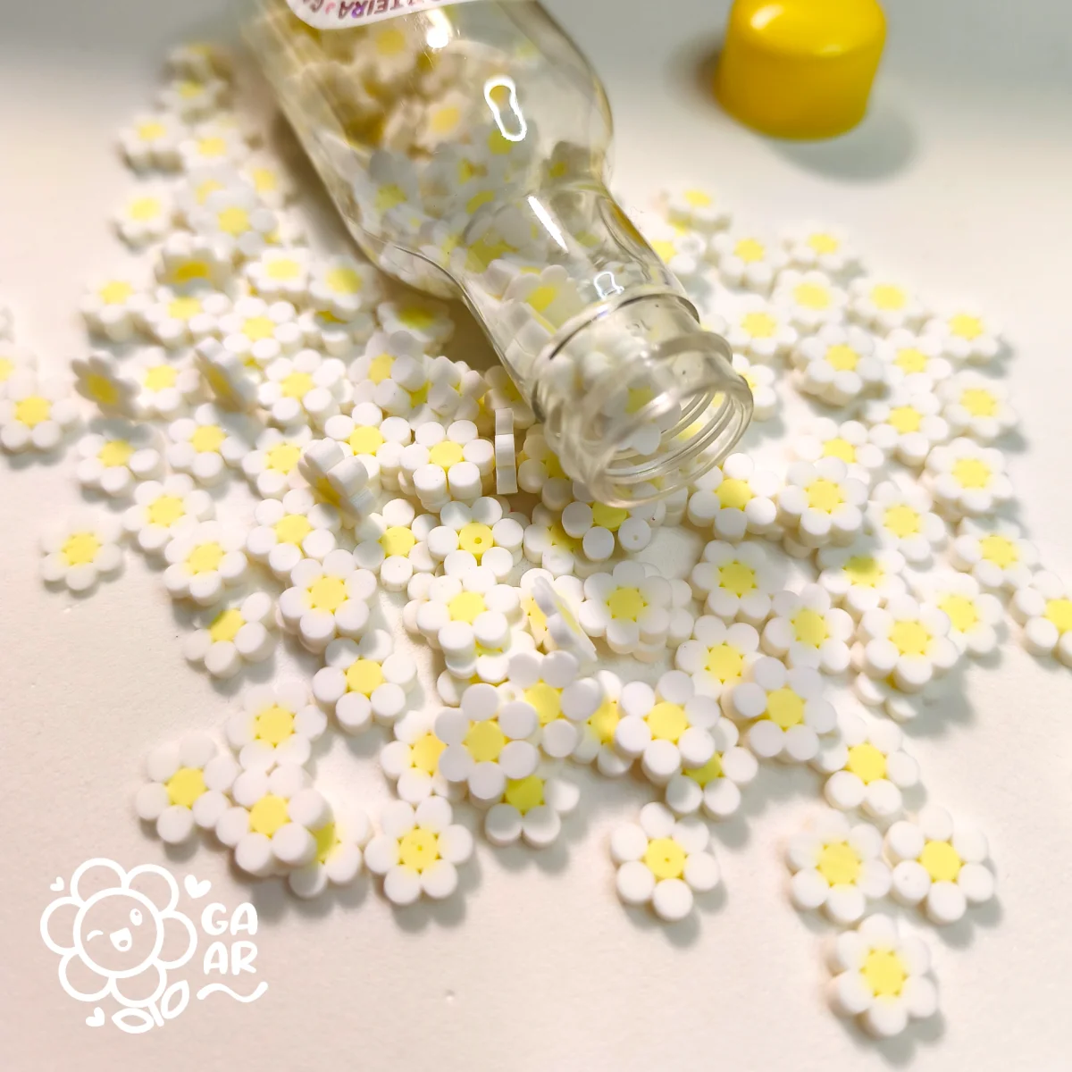Confeito Fake Mini Florzinhas em Biscuit - Imagem 5