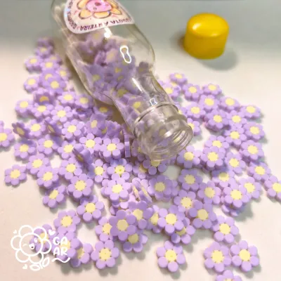 Confeito Fake Mini Florzinhas em Biscuit