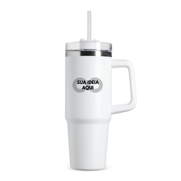 30 Caneca térmica inox 900ml Personalizado Brinde Atacado corporativo - Imagem 3
