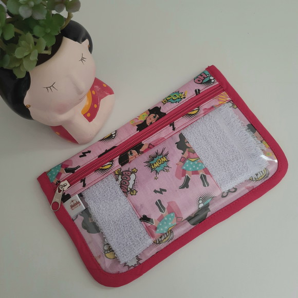 Kit Higiene Escolar Menina Super Girl Volta às Aulas - Imagem 2