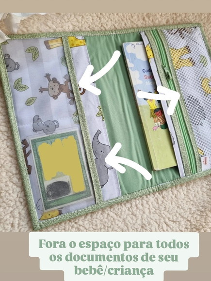 Porta Caderneta de Vacinação do Bebê Personalizada Menino - Imagem 5