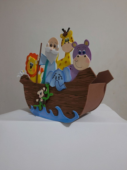 Arca de Noé lembrancinha centro de mesa - Imagem 2