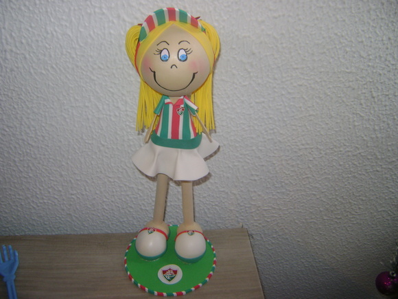 Boneca torcedora do Fluminense