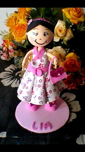 Bonequinha em EVA 3D - Imagem 5