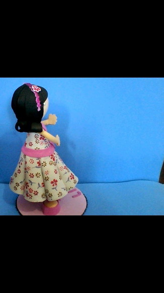 Bonequinha em EVA 3D