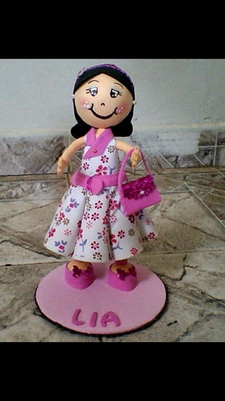 Bonequinha em EVA 3D - Imagem 3