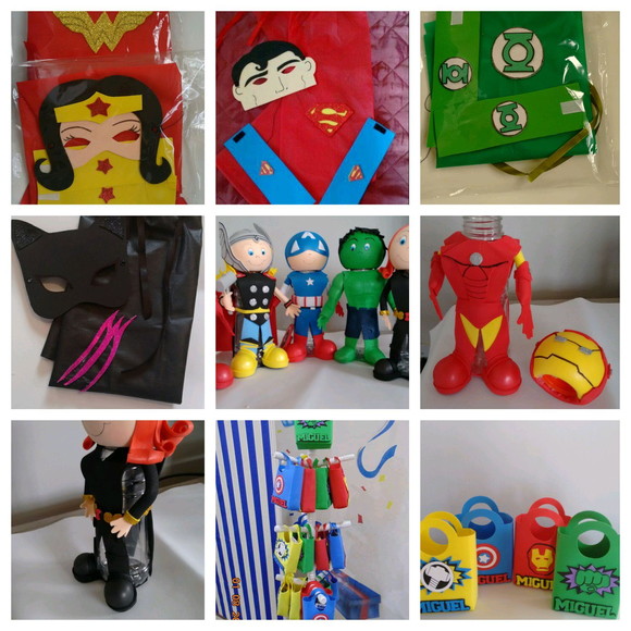 Kit lembrancinhas vingadores