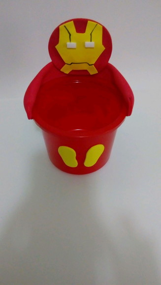 Lembracinha Centro de mesa Homem de Ferro - Imagem 2