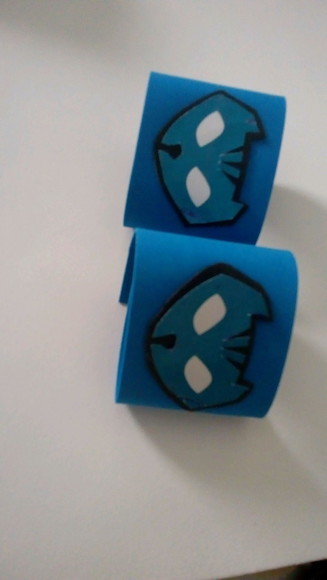 Lembrancinha para de braceletes Pjmask