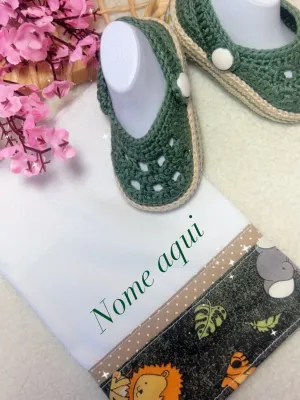 Kit Bebê Personalizado Crocs