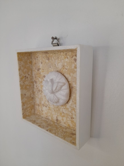 .placa em mdf Branca com Divino - Imagem 5