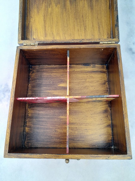 Caixa em mdf para Joia/bijuteria Floral Envelhecida - Imagem 5