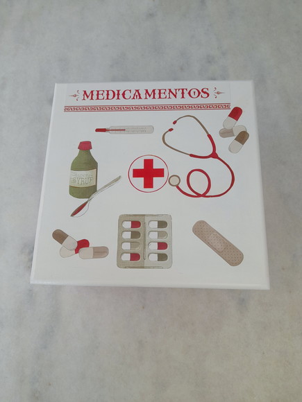 Caixa em mdf para Remédio Branca e Vinho - Imagem 3