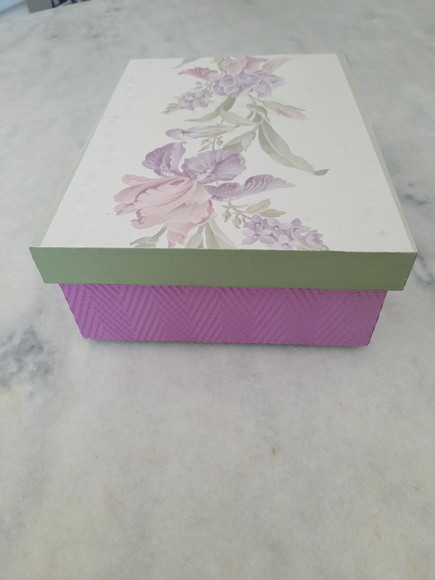 Caixa para Joia/bijuteria em mdf Detalhe Floral - Imagem 2